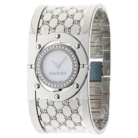 montre gucci noir femme|gucci wrist watches for women.